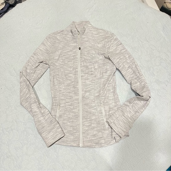 🍋Lululemon Define Jacket Wee Are From Space Ice Grey Alpine White - Picture 3 of 5